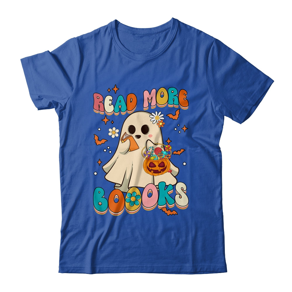 Groovy Read More Books Cute Ghost Boo Funny Halloween Kids Shirt & Hoodie | siriusteestore