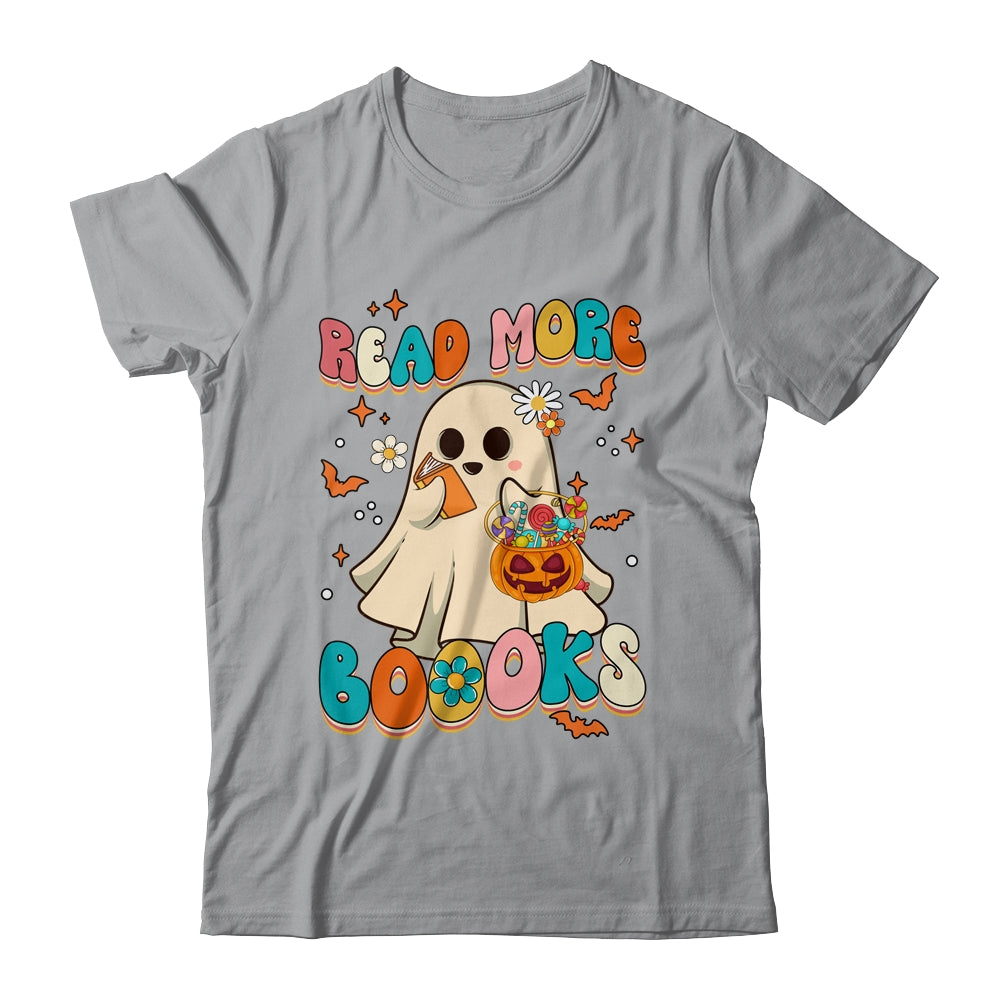 Groovy Read More Books Cute Ghost Boo Funny Halloween Kids Shirt & Hoodie | siriusteestore