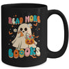 Groovy Read More Books Cute Ghost Boo Funny Halloween Kids Mug | siriusteestore