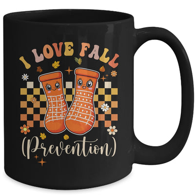 Groovy Retro I Love Fall Prevention Fall Physical Therapy Mug | siriusteestore