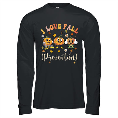 Groovy Retro I Love Fall Prevention Funny Physical Therapy Shirt & Hoodie | siriusteestore