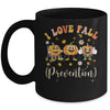Groovy Retro I Love Fall Prevention Funny Physical Therapy Mug | siriusteestore