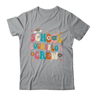 Groovy Retro School Counselor Crew Teacher Back To School Shirt & Hoodie | siriusteestore