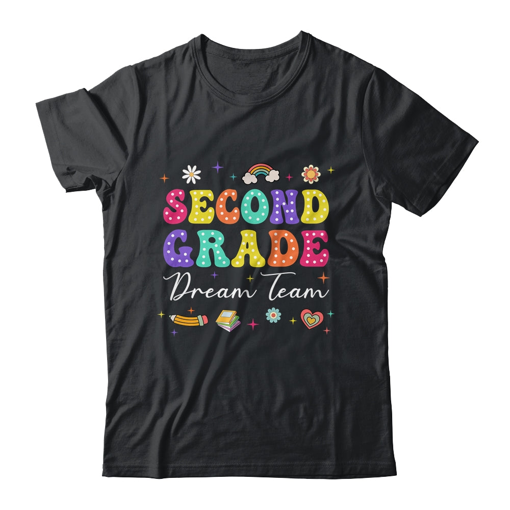 Groovy Second Grade Dream Team Back To School Teacher Kids Shirt & Hoodie | siriusteestore