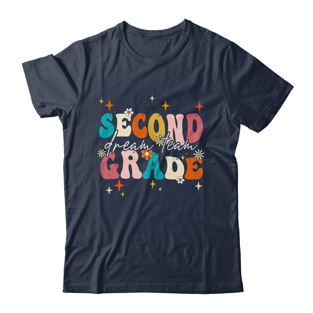 Groovy Second Grade Dream Team Back To School Teacher Kids Shirt & Hoodie | siriusteestore