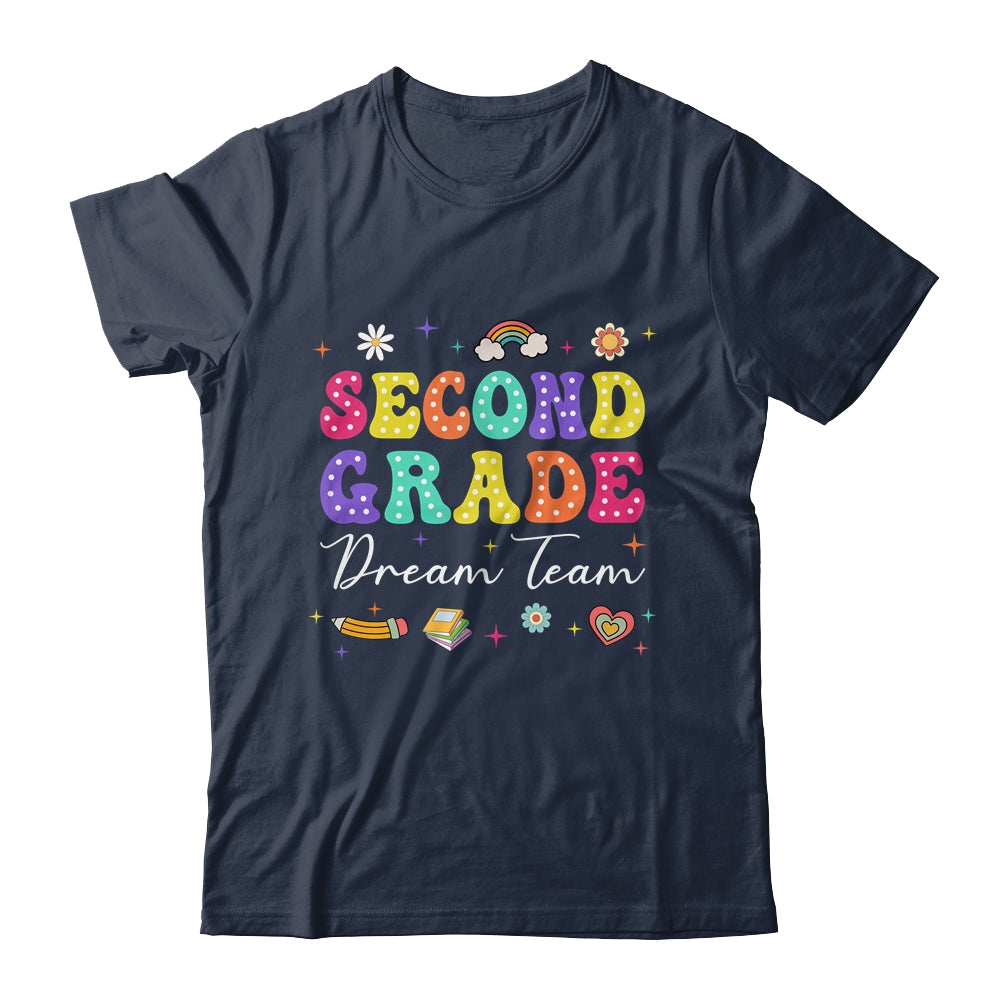 Groovy Second Grade Dream Team Back To School Teacher Kids Shirt & Hoodie | siriusteestore
