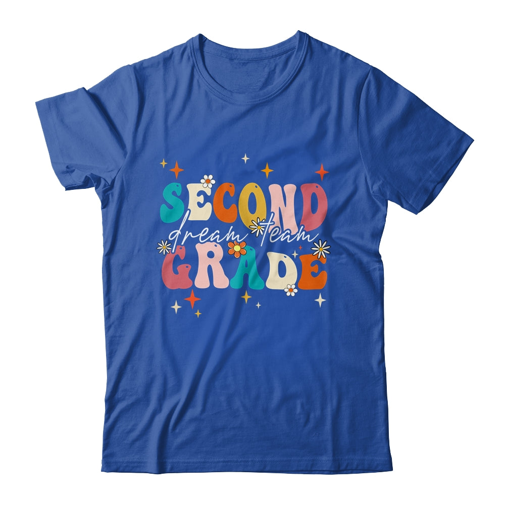 Groovy Second Grade Dream Team Back To School Teacher Kids Shirt & Hoodie | siriusteestore