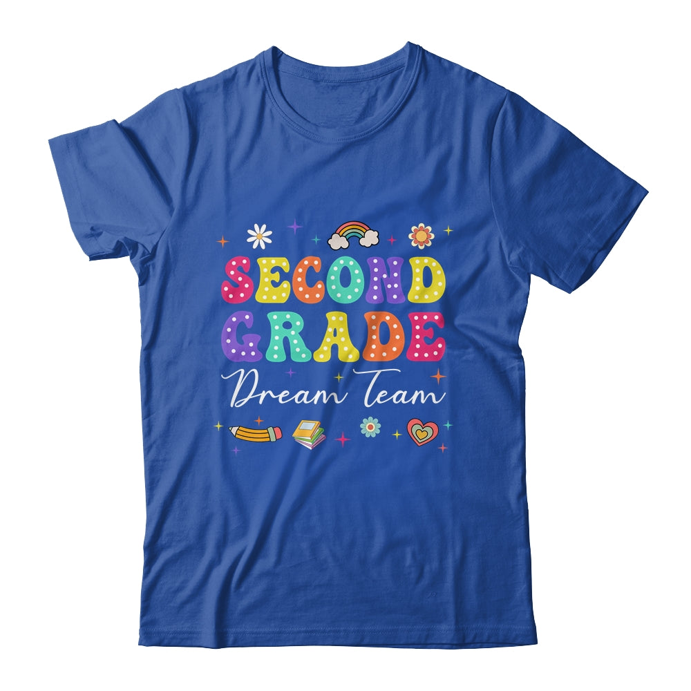 Groovy Second Grade Dream Team Back To School Teacher Kids Shirt & Hoodie | siriusteestore