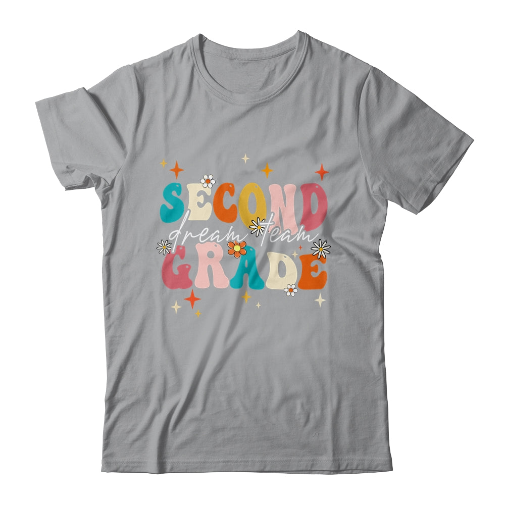 Groovy Second Grade Dream Team Back To School Teacher Kids Shirt & Hoodie | siriusteestore