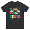 Groovy Sister Birthday Party Theme Decorations Rainbow Youth Shirt | siriusteestore