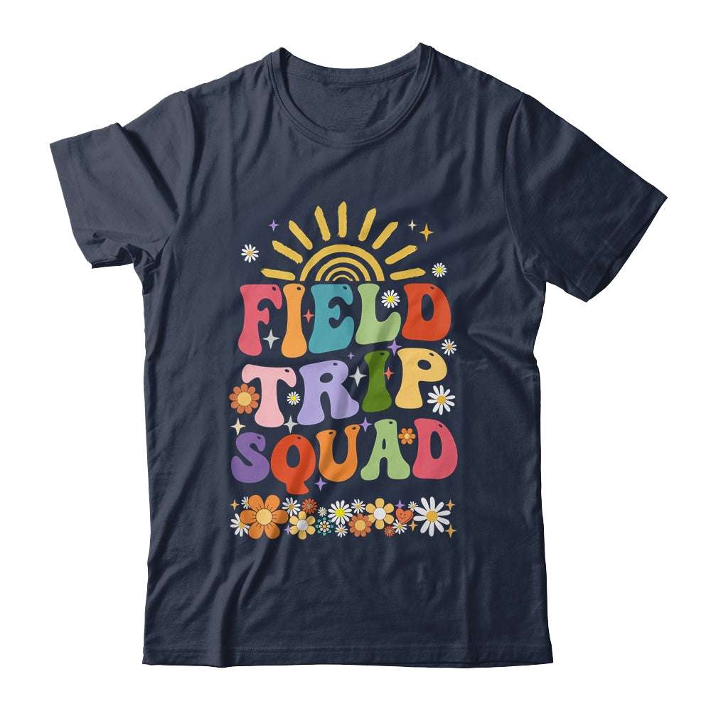 Groovy Smile Face Field Trip Squad Groovy Field Day Shirt & Hoodie | siriusteestore