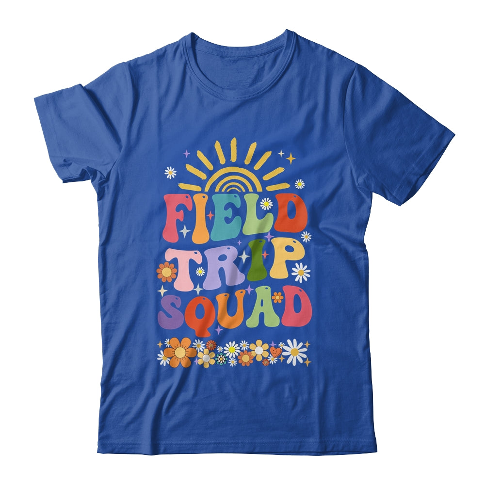 Groovy Smile Face Field Trip Squad Groovy Field Day Shirt & Hoodie | siriusteestore