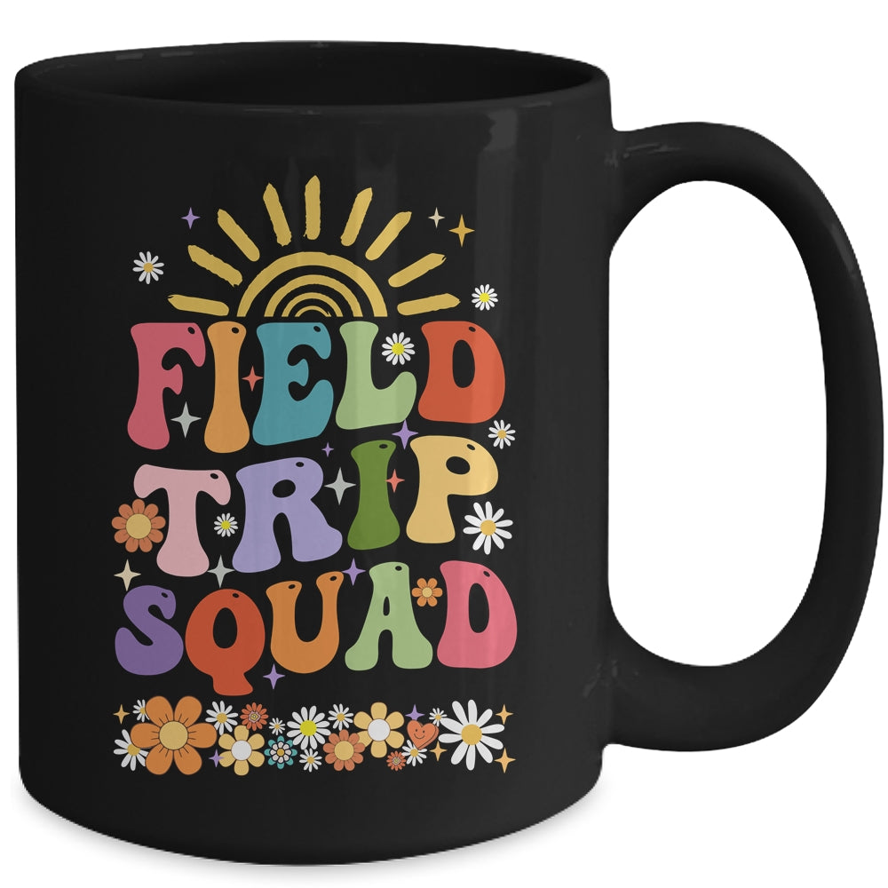 Groovy Smile Face Field Trip Squad Groovy Field Day Mug | siriusteestore