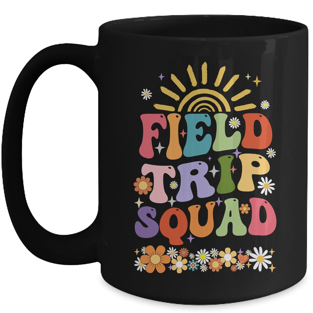 Groovy Smile Face Field Trip Squad Groovy Field Day Mug | siriusteestore