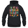 Groovy Speech Therapy Language Pathologist SLP Heart Love Shirt & Tank Top | siriusteestore