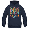 Groovy Speech Therapy Language Pathologist SLP Heart Love Shirt & Tank Top | siriusteestore