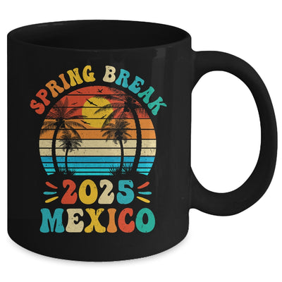 Groovy Spring Break 2025 Mexico Family Beach Vacations Mug | siriusteestore