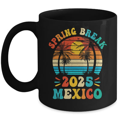 Groovy Spring Break 2025 Mexico Family Beach Vacations Mug | siriusteestore