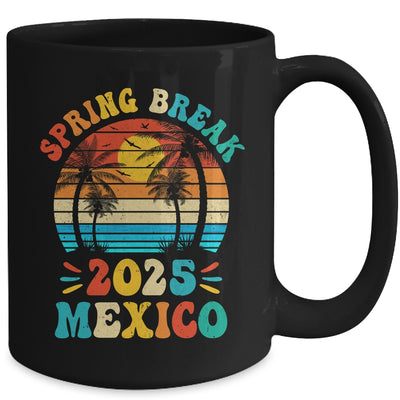 Groovy Spring Break 2025 Mexico Family Beach Vacations Mug | siriusteestore