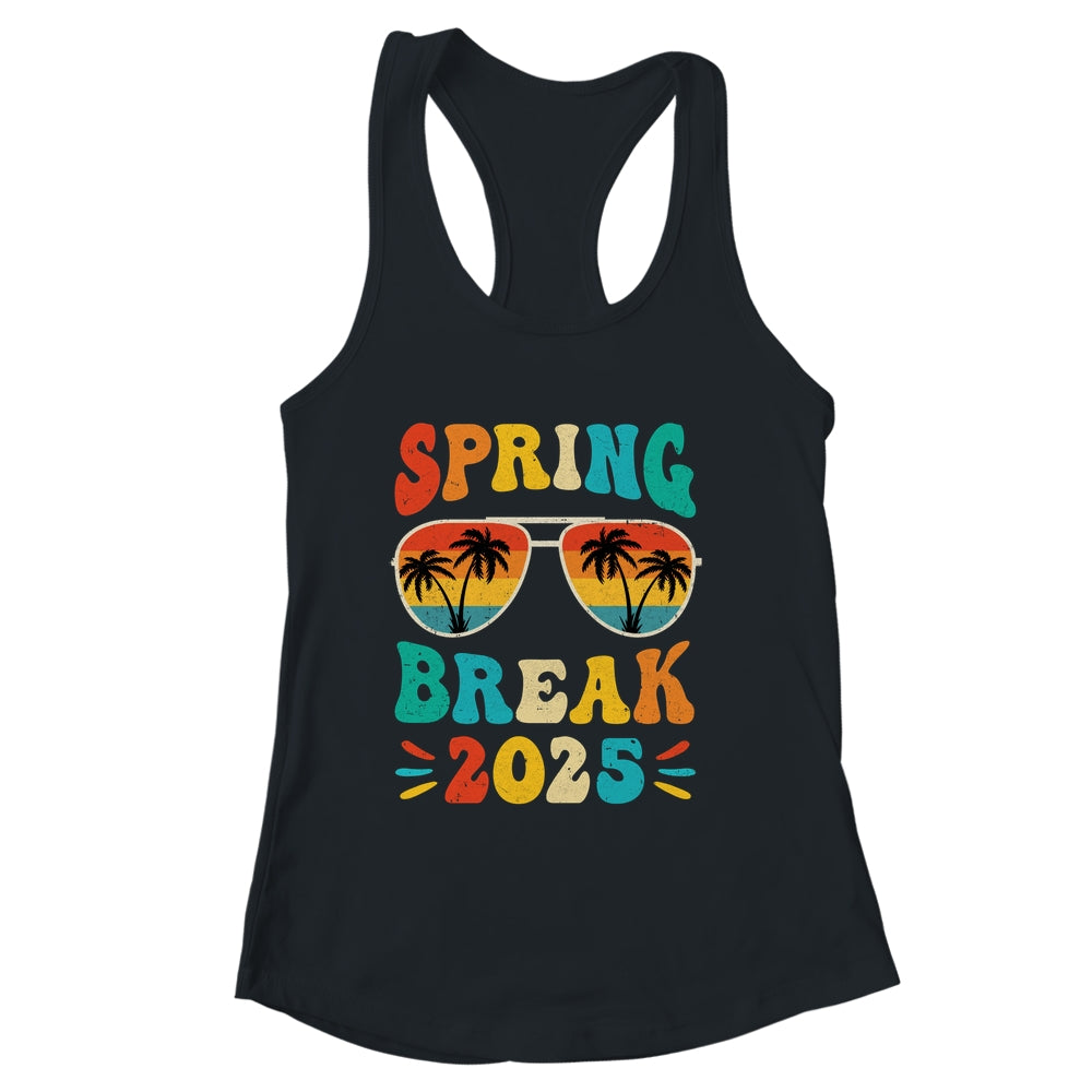 Groovy Spring Break 2025 School Family Beach Vacations Shirt & Tank Top | siriusteestore