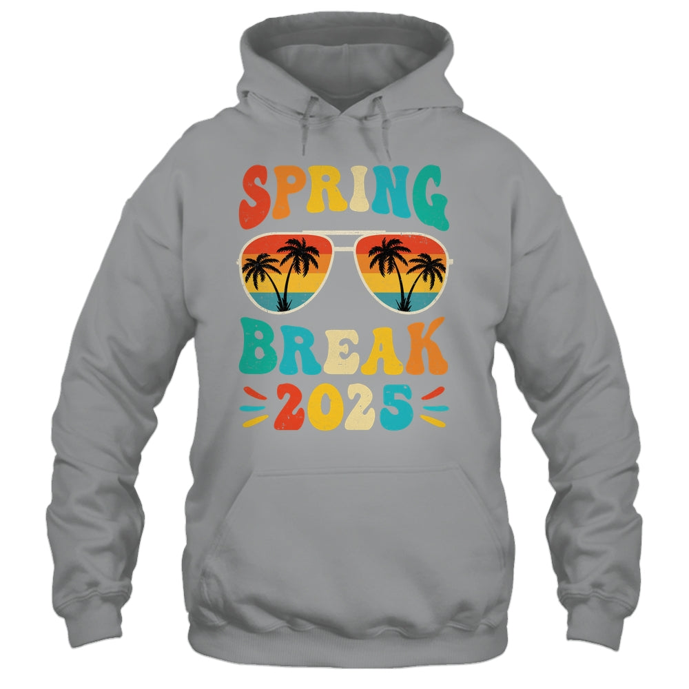 Groovy Spring Break 2025 School Family Beach Vacations Shirt & Tank Top | siriusteestore