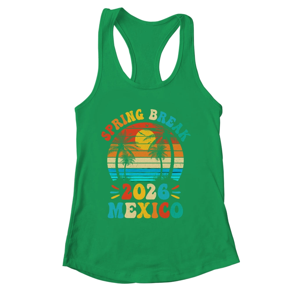 Groovy Spring Break 2026 Mexico Family Beach Vacations Shirt & Tank Top | siriusteestore