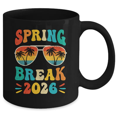 Groovy Spring Break 2026 School Family Beach Vacations Mug | siriusteestore