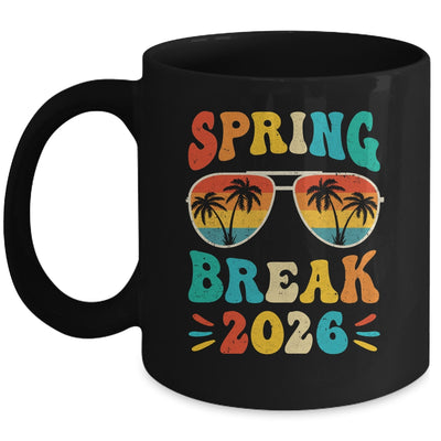Groovy Spring Break 2026 School Family Beach Vacations Mug | siriusteestore