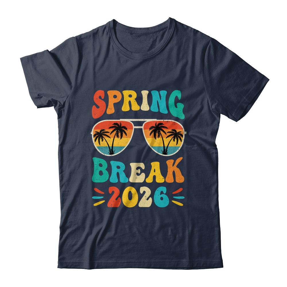 Groovy Spring Break 2026 School Family Beach Vacations Shirt & Tank Top | siriusteestore