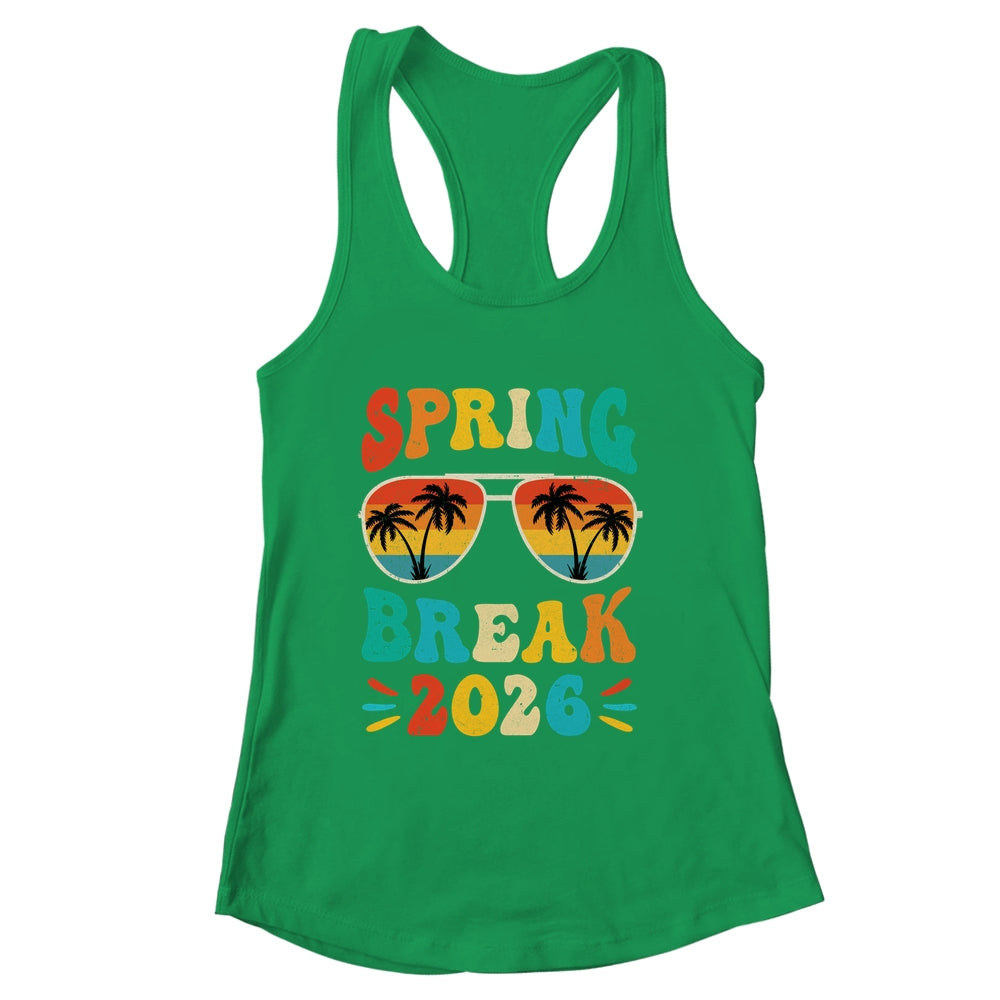 Groovy Spring Break 2026 School Family Beach Vacations Shirt & Tank Top | siriusteestore