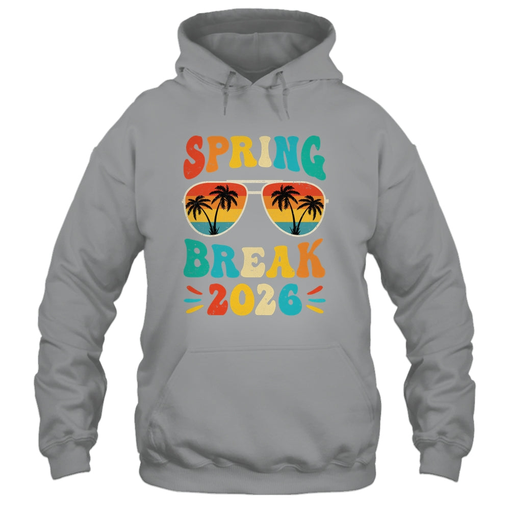 Groovy Spring Break 2026 School Family Beach Vacations Shirt & Tank Top | siriusteestore