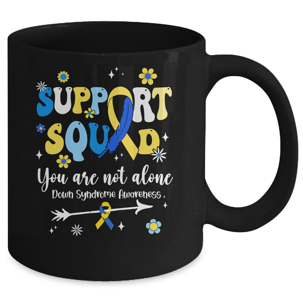 Groovy Support Squad Down Syndrome Awareness Month Mug | siriusteestore