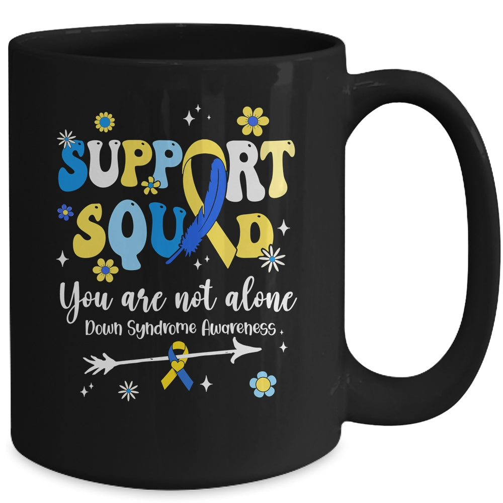 Groovy Support Squad Down Syndrome Awareness Month Mug | siriusteestore