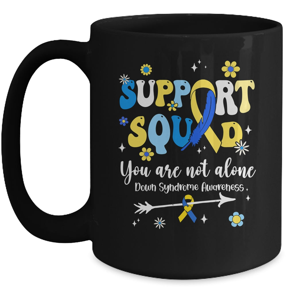 Groovy Support Squad Down Syndrome Awareness Month Mug | siriusteestore