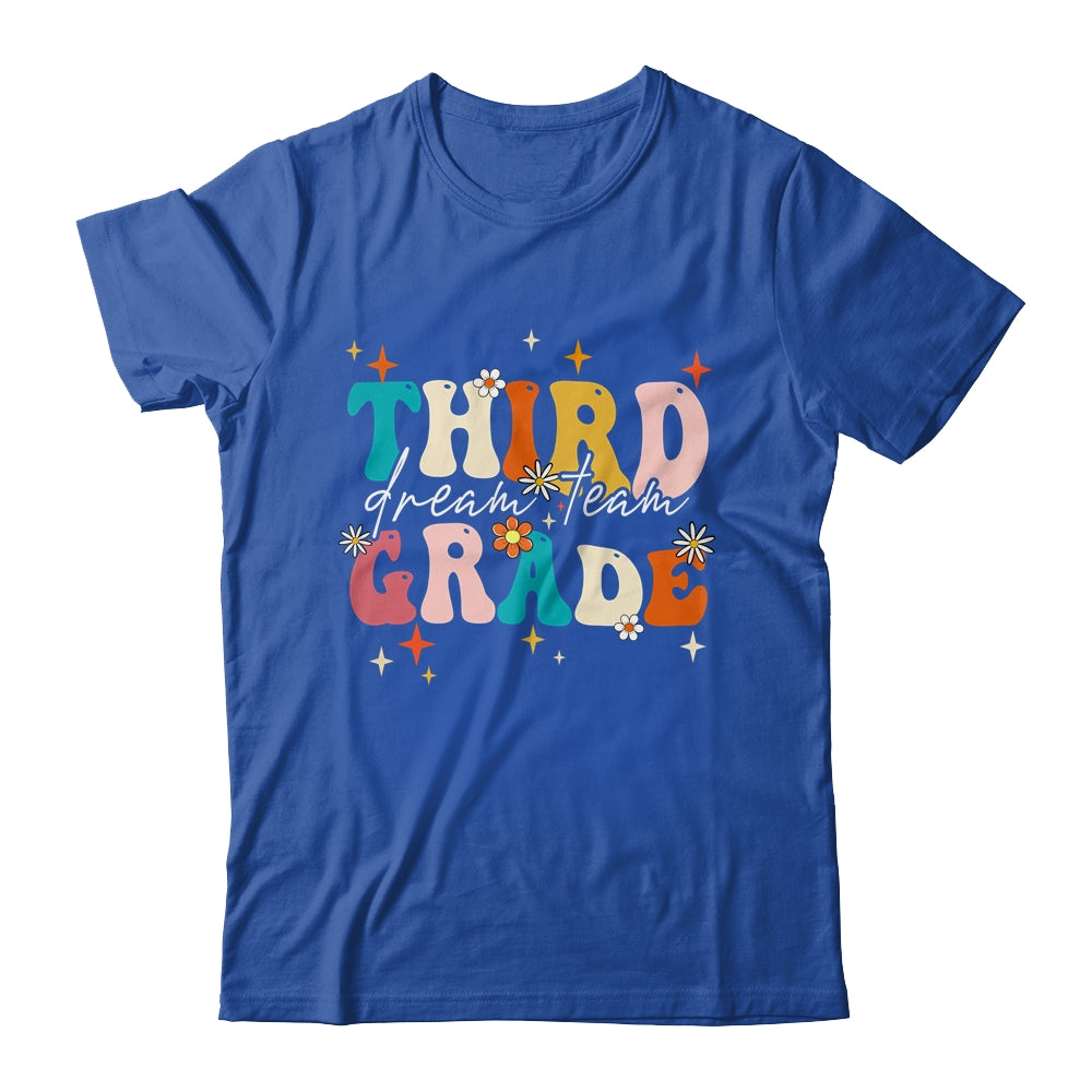 Groovy Third Grade Dream Team Back To School Teacher Kids Shirt & Hoodie | siriusteestore
