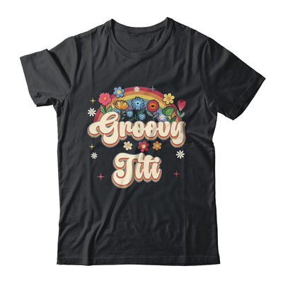 Groovy Titi Retro Hippie Peace Sign Floral Mothers Day Shirt & Tank Top | siriusteestore