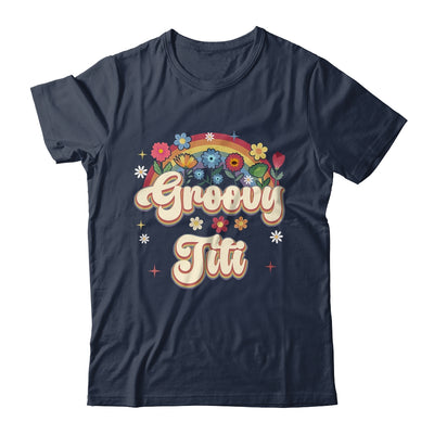 Groovy Titi Retro Hippie Peace Sign Floral Mothers Day Shirt & Tank Top | siriusteestore