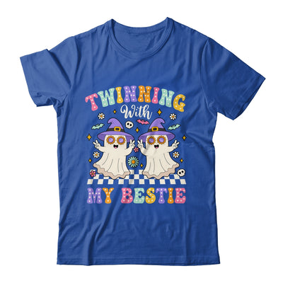 Groovy Twins Ghost Twinning With My Bestie Halloween Funny Shirt & Hoodie | siriusteestore