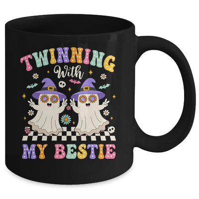 Groovy Twins Ghost Twinning With My Bestie Halloween Funny Mug | siriusteestore