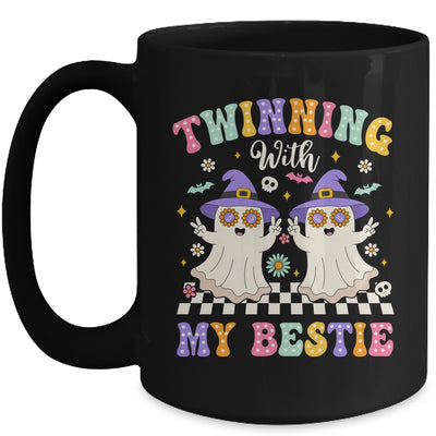 Groovy Twins Ghost Twinning With My Bestie Halloween Funny Mug | siriusteestore
