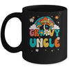 Groovy Uncle Birthday Party Theme Decorations Rainbow Family Mug | siriusteestore
