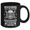 Grumpy Sarcastic Unpredictable Maintenance Technician Funny Mug | siriusteestore