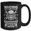 Grumpy Sarcastic Unpredictable Maintenance Technician Funny Mug | siriusteestore