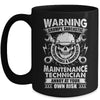 Grumpy Sarcastic Unpredictable Maintenance Technician Funny Mug | siriusteestore