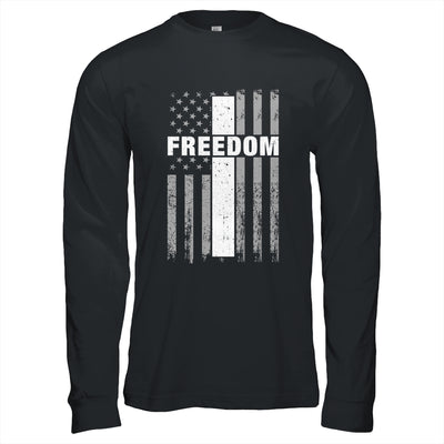Grunge American Flag And Cross Faith Family Freedom Shirt & Hoodie | siriusteestore