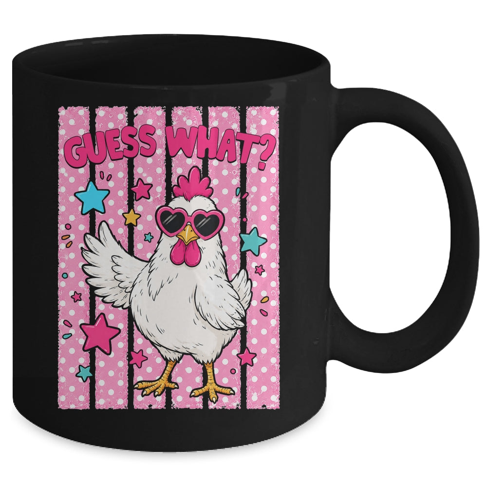 Guess What Chicken Butt Chicken Lover Funny Chicken Meme Mug | siriusteestore