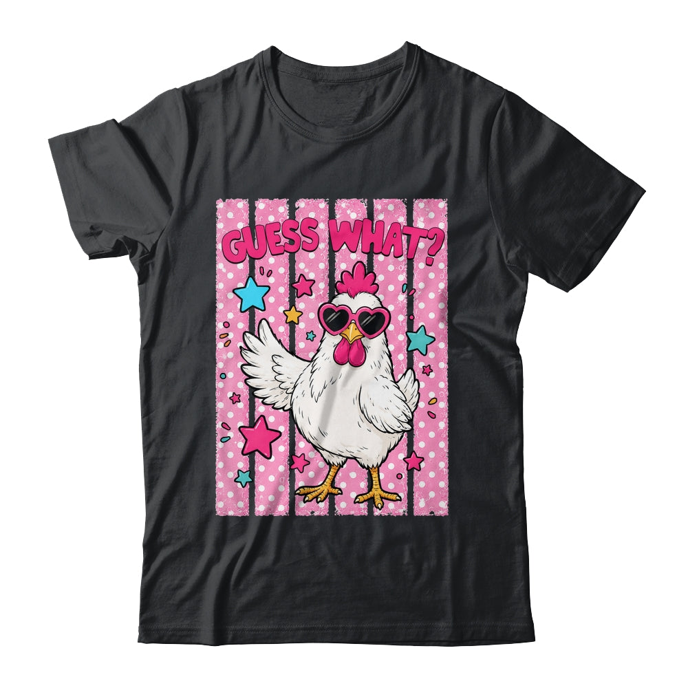 Guess What Chicken Butt Chicken Lover Funny Chicken Meme Shirt & Tank Top | siriusteestore