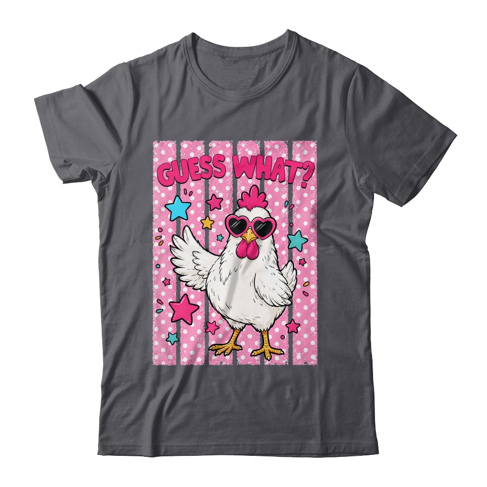 Guess What Chicken Butt Chicken Lover Funny Chicken Meme Shirt & Tank Top | siriusteestore