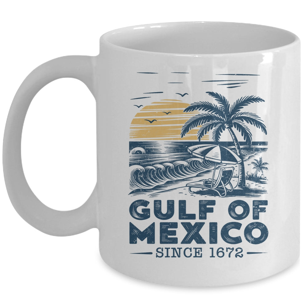 Gulf Of Mexico 1672 Vintage Beach Gulf Of Mexico Forever Mug | siriusteestore