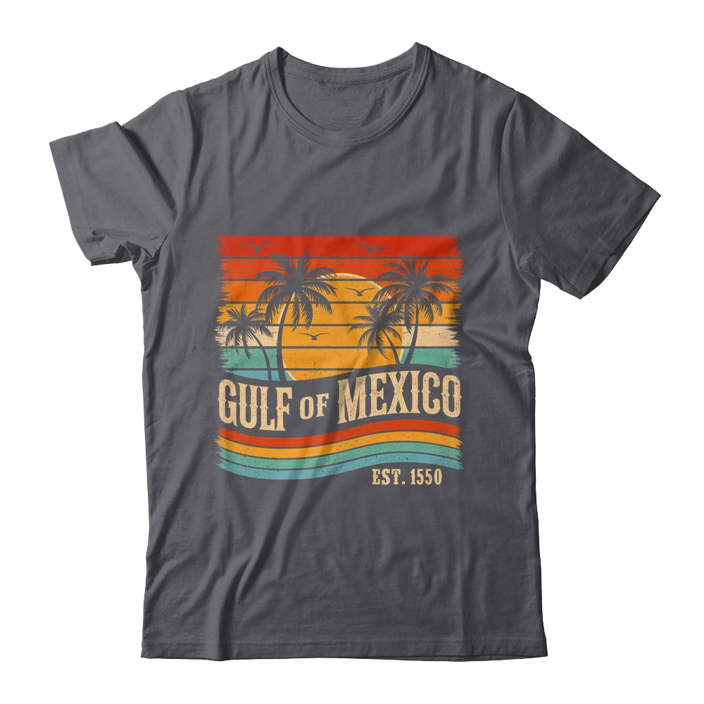 Gulf Of Mexico Est 1550 Beach Palms Vintage Women Men Shirt & Tank Top | siriusteestore